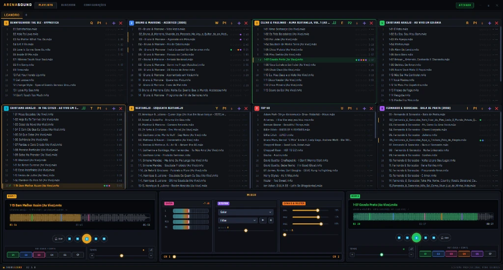 Interface do ArenaSound