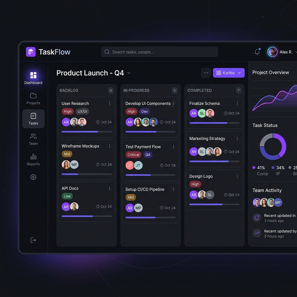 Interface do TaskFlow